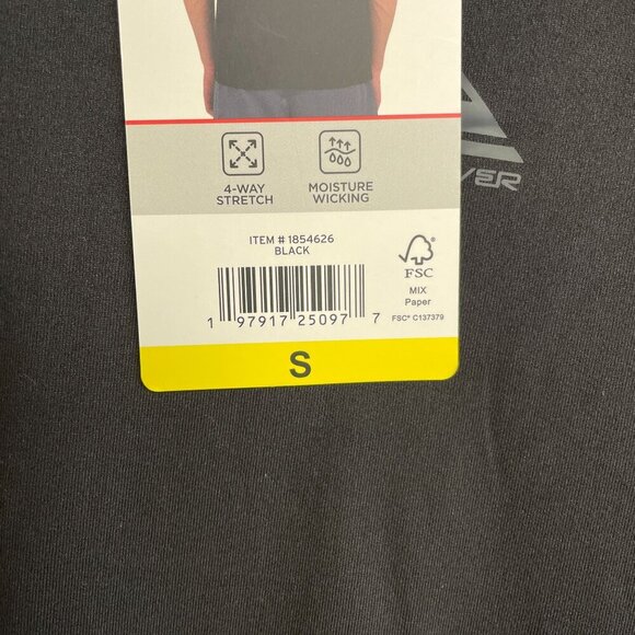 NEW Quiksilver Men's S Black Regular Fit Active T-Shirt - Picture 8 of 9